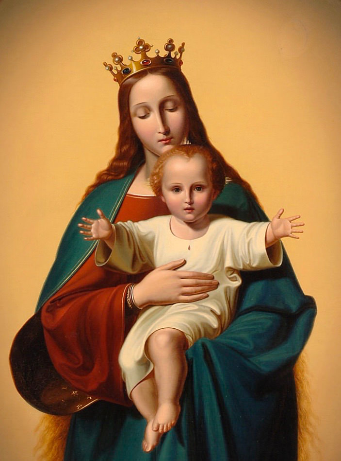 Ernst Deger - Maria als Himmelskönigin mit dem Jesuskind, 1836/1837