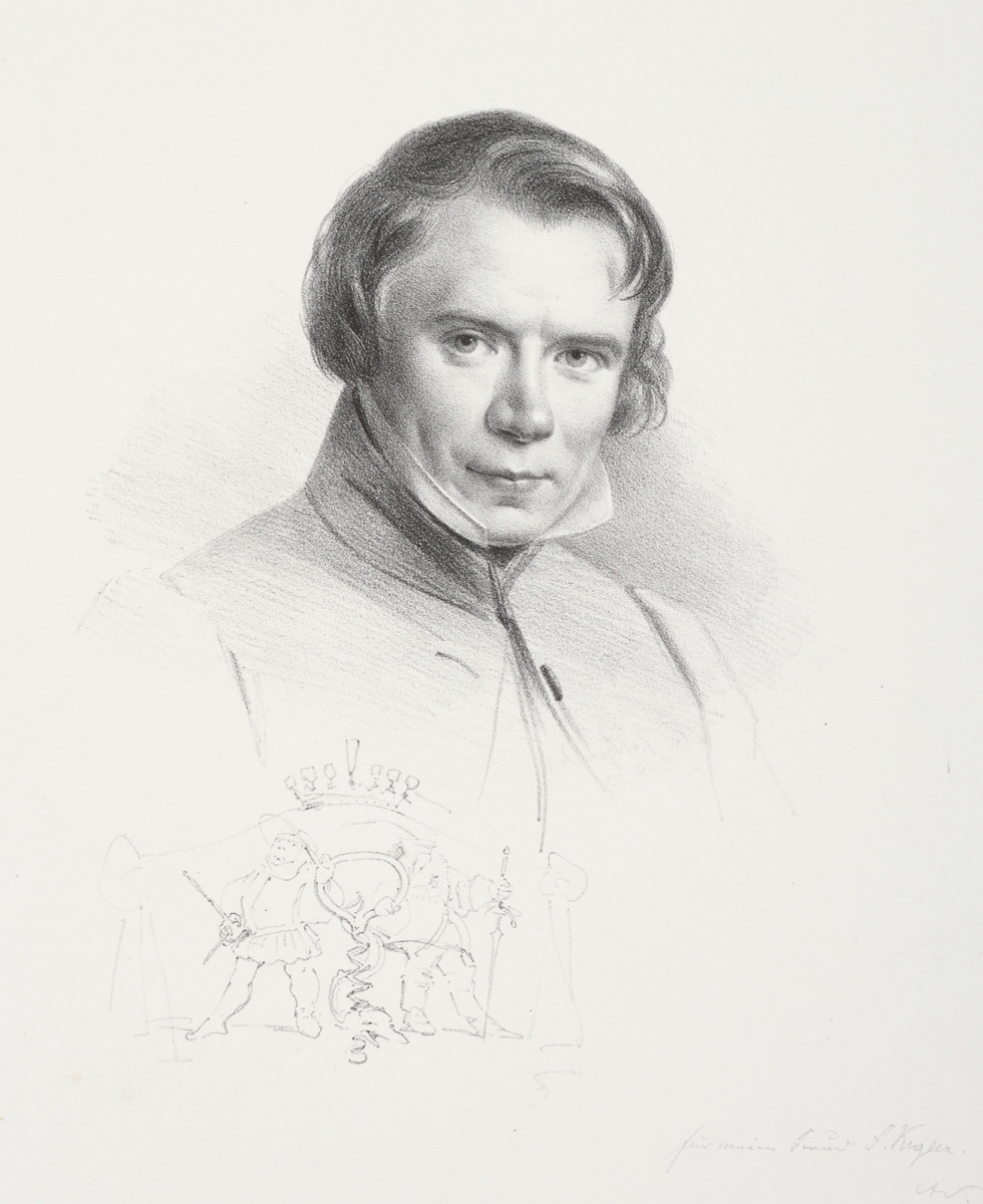 Adolph Schrödter - Selbstbildnis, 1835