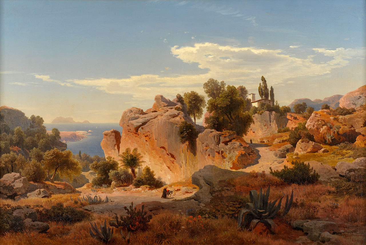 Albert Flamm - Capri, 1849