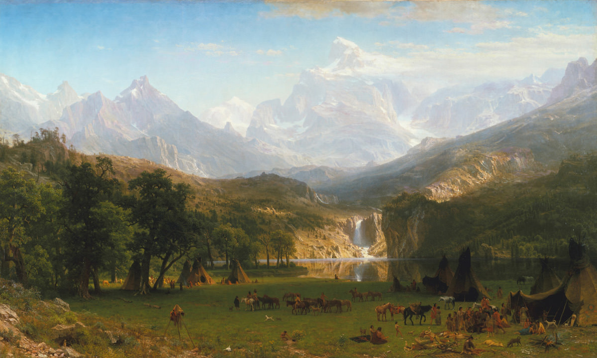 Albert Bierstadt - Die Rocky Mountains, Lander’s Peak, 1863